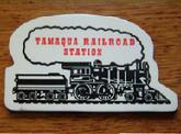 Tamaqua Railroad Station Steam Engine Magnet $2.29