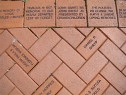 commemorative bricks